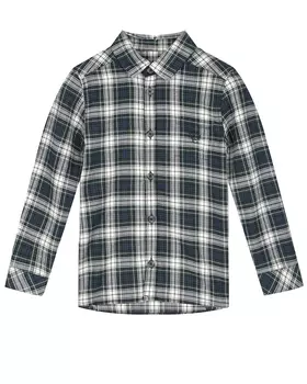 Темно-синяя рубашка в клетку Tartine et Chocolat детское