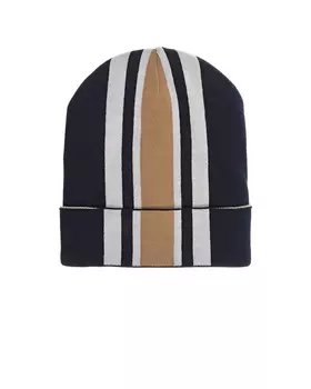 Темно-синяя шапка с полосками Catya детское