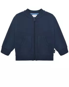 Темно-синяя спортивная куртка с накладными карманами Sanetta fiftyseven