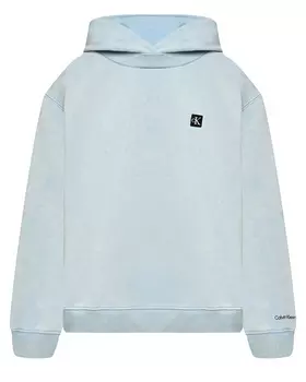 Толстовка-худи, голубая Calvin Klein