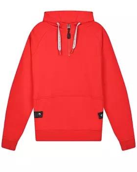Толстовка-худи красного цвета Bikkembergs детская