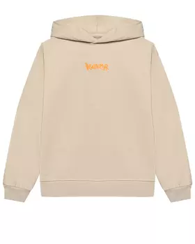 Толстовка-худи с оранжевым лого Disclaimer