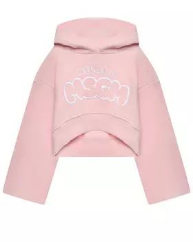 Толстовка-худи с вышитым лого MSGM