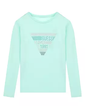 Толстовка мятного цвета Guess детская