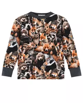 Толстовка Rill Forest Animals Molo детская