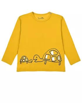 Толстовка с принтом "черепашки" Sanetta Kidswear детская