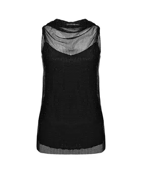 Топ из сетки с камнями Philosophy Di Lorenzo Serafini