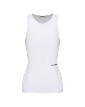 Топ на лямках с пуговицами, белый Hinnominate