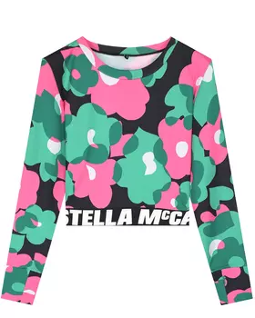 Топ с цветочным принтом Stella McCartney детский