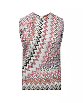 Топ с разноцветными зигзагами Missoni