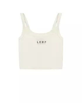 Топ укороченный с лого на груди Les Coyotes de Paris