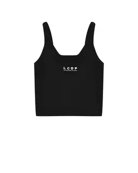 Топ укороченный с лого на груди Les Coyotes de Paris