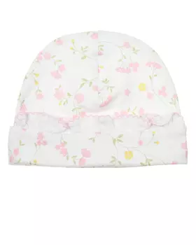 Трикотажная шапка с цветочным принтом Lyda Baby
