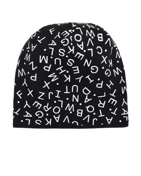 Трикотажная шапка с принтом "буквы" Catya
