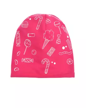 Трикотажная шапка с принтом "конфеты" Catya