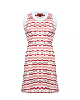 Трикотажное платье с узором "зигзаги" Missoni