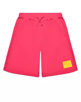 Трикотажные шорты цвета фуксии Dsquared2