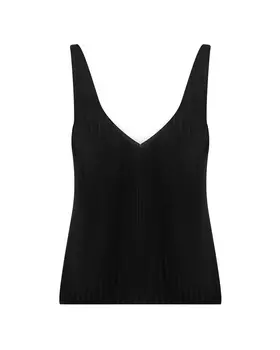 Трикотажный топ черного цвета Panicale