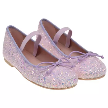 Туфли блестящие с перемычкой Pretty Ballerinas