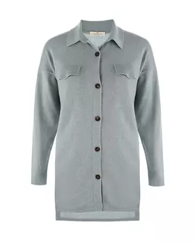 Удлиненная рубашка из шерсти и кашемира Panicale