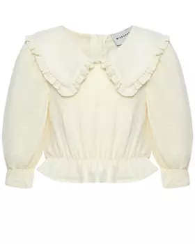 Укороченная блуза с рюшами Mipounet