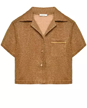 Укороченная рубашка с карманом на груди Oseree