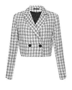 Укороченный твидовый жакет Dan Maralex