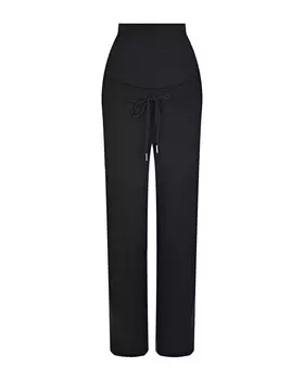 Утепленные черные брюки для беременных Dan Maralex