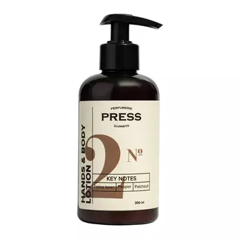 Увлажняющий лосьон для рук и тела №2 Black Pepper, Tonka Press Gurwitz Perfumerie