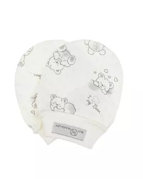 Варежки-царапки с принтом "медвежата" Dan Maralex детские