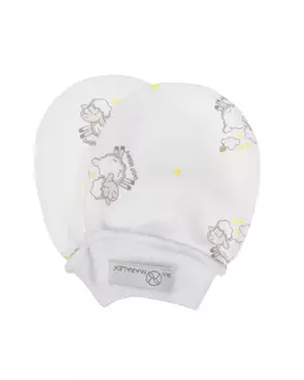 Варежки-царапки с принтом "овечки" Dan Maralex детские