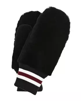 Варежки из овчины с трикотажными манжетами Ploomlé детские