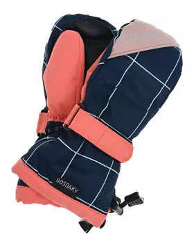 Варежки кораллового цвета GOSOAKY детские