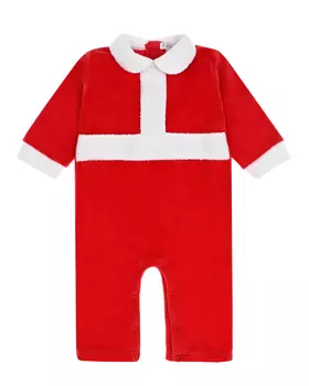 Велюровый комбинезон "Санта Клаус" Kissy Kissy детский