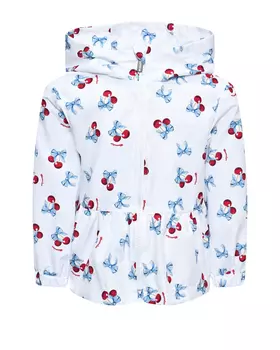 Ветровка с принтом "вишни" Monnalisa