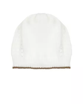 Вязаная шапка с контрастным кантом Marlu