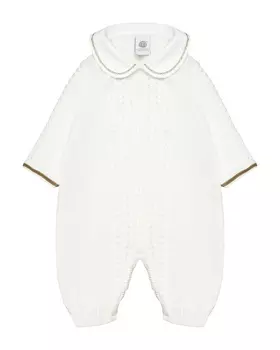 Вязаный комбинезон, белый Marlu