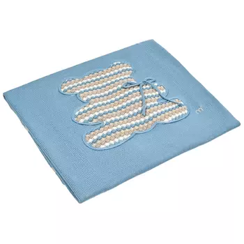 Вязаный плед с декором "медвежонок" Marlu