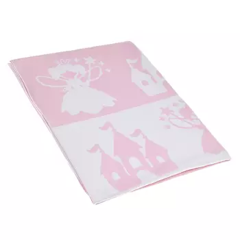 Вязаный плед с принтом "феи", 71x95 см Kissy Kissy детский