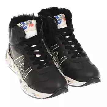 Высокие черные кроссовки с мехом will be Premiata детские