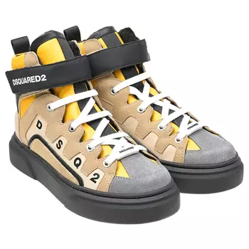 Высокие кеды с флисовой подкладкой Dsquared2 детские