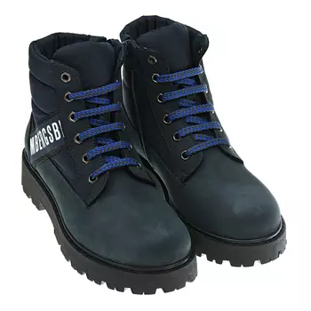 Высокие синие ботинки Bikkembergs детские