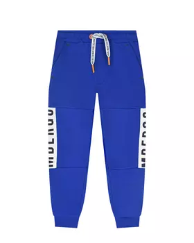 Ярко-синие спортивные брюки Bikkembergs детское