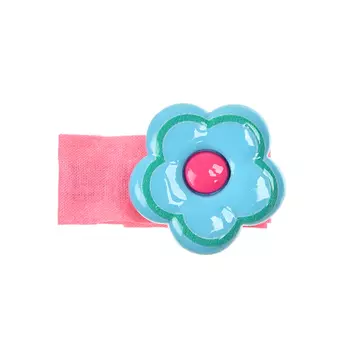 Заколка для волос цветочек, голубой Rena Chris
