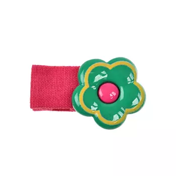 Заколка для волос цветочек, зеленый Rena Chris