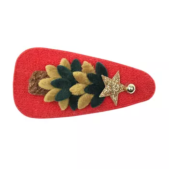 Заколка клик-клак,красный Tais детская