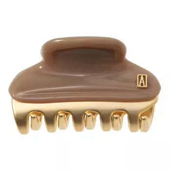 Заколка-краб миди цвета латте, 4,3 см Alexander de Paris детская