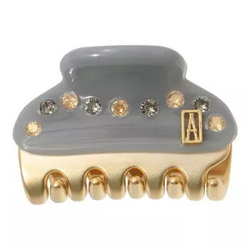 Заколка-краб мини, серый Alexander de Paris