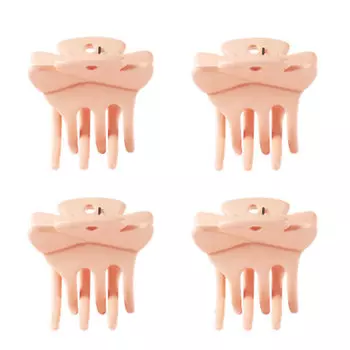 Заколка-краб Mini shark Lightt Pink, 4 шт EVITA PERONI