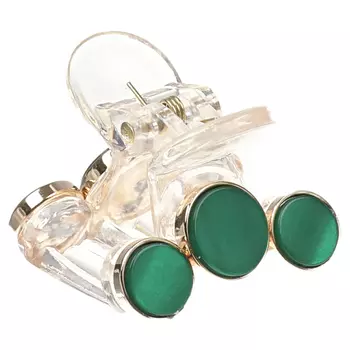 Заколка-краб, зелёная Tais детская